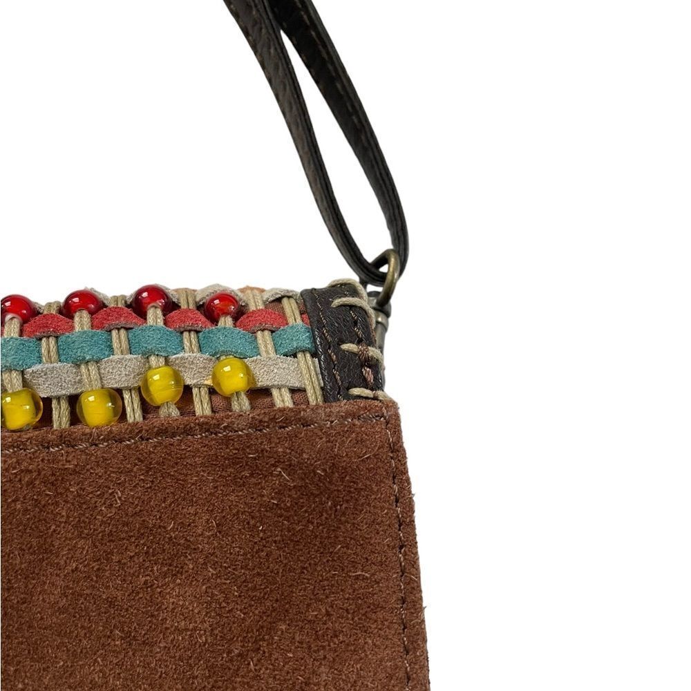 MISS ME Free Spirit Beaded Purse Brown / Multi - Picture 5 of 9